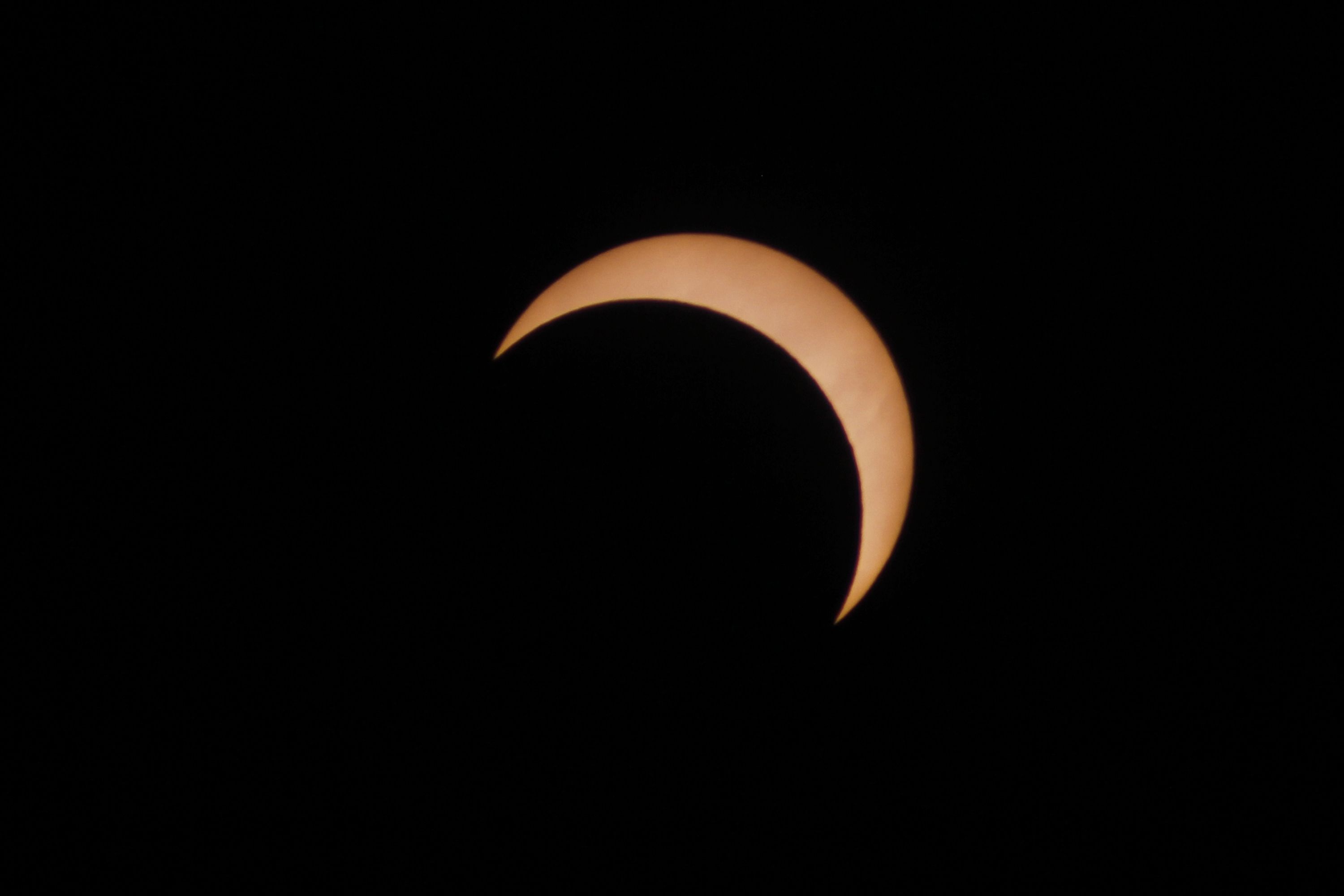 Eclipse de sol viste desde R&iacute;o Gallegos. 26 de Febrero de 2017