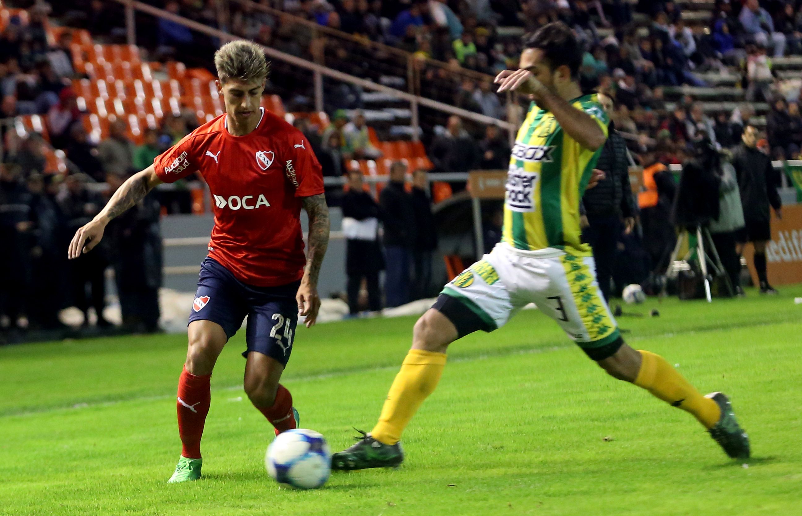 T&eacute;lam 26/05/2017 Mar del Plata: Aldosivi recibe a Independiente en el estadio Jos&eacute; Mar&iacute;a Minella por la 26ta fecha del Torneo de Primera Divisi&oacute;n. foto Izquierdo/ JR
