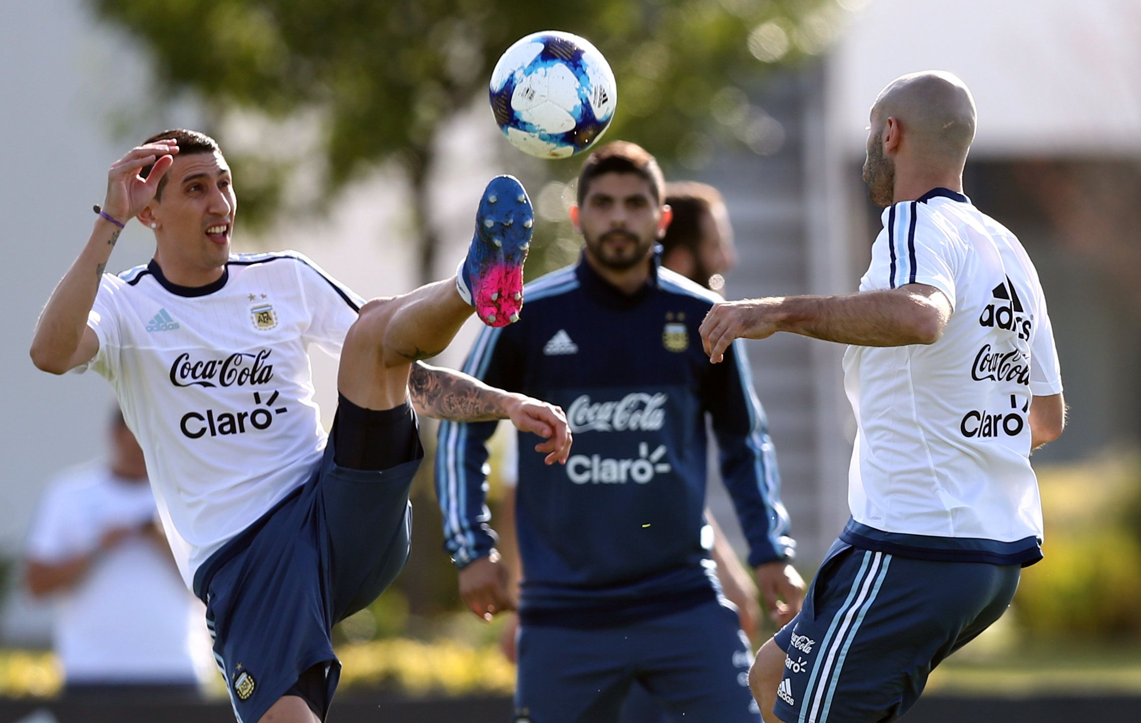 Football Soccer - Argentina's national soccer team training session - World Cup 2018 Qualifiers