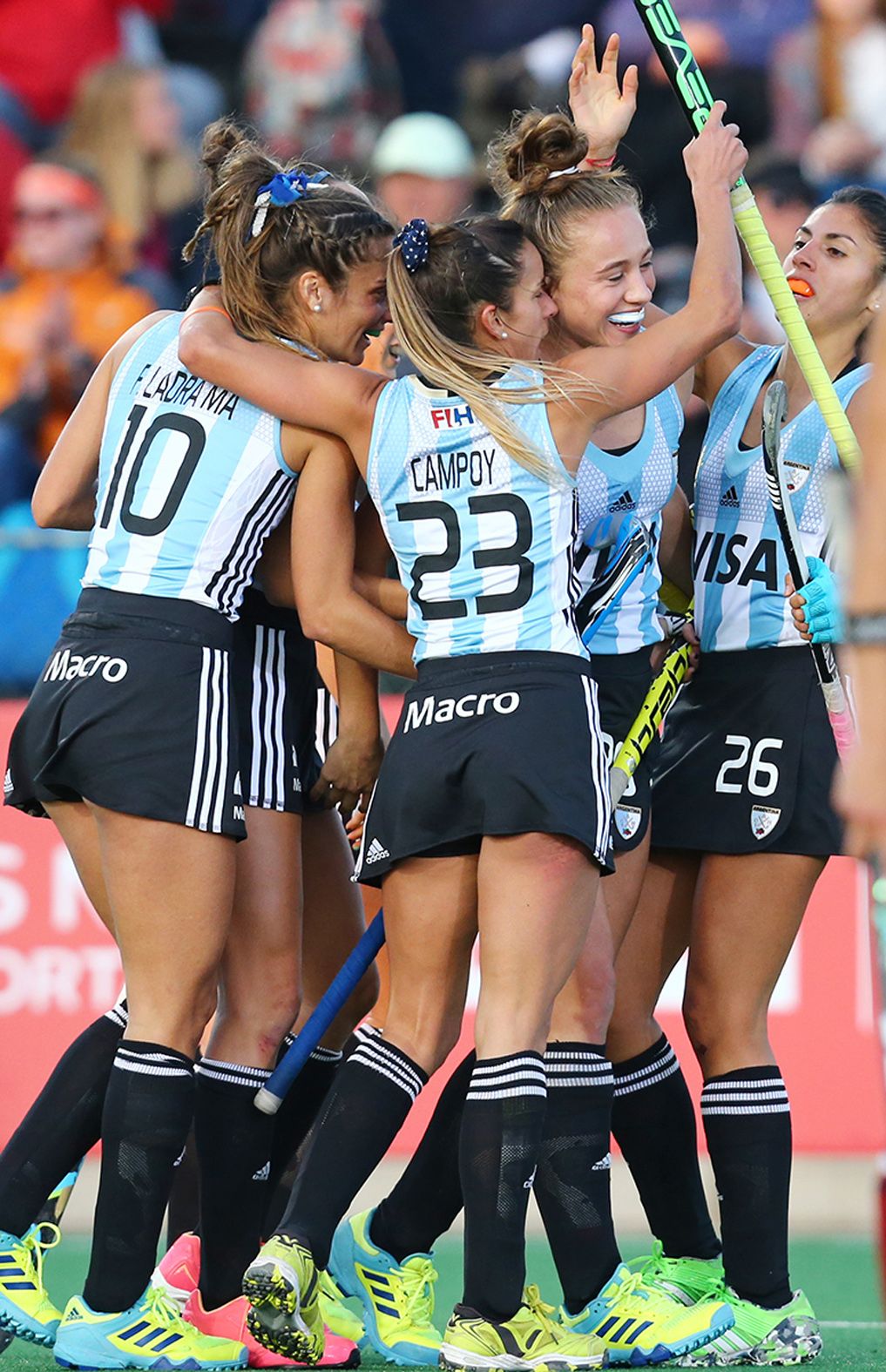 DYN31, JOHANNESBURGO, 14/07/2017, TRIUNFO DELSELECCIONADO MAYOR DE HOCKEY SOBRE C�SPED FEMENINO DE ARGENTINA (LAS LEONAS) ANTE ESTADOS UNIDOS POR 4 A 0,CORRESPONDIENTE A LA 4� FECHA DE LA SEMIFINAL DE LA LIGA MUNDIAL QUE SE DISPUTA EN JOHANNESBURGO. FOTO: DYN/VILLARPRESS. DYN31, JOHANNESBURGO, 14/07/2017, TRIUNFO DELSELECCIONADO MAYOR DE HOCKEY SOBRE C�SPED FEMENINO DE ARGENTINA (LAS LEONAS) ANTE ESTADOS UNIDOS POR 4 A 0,CORRESPONDIENTE A LA 4� FECHA DE LA SEMIFINAL DE LA LIGA MUNDIAL QUE SE DISPUTA EN JOHANNESBURGO. FOTO: DYN/VILLARPRESS.