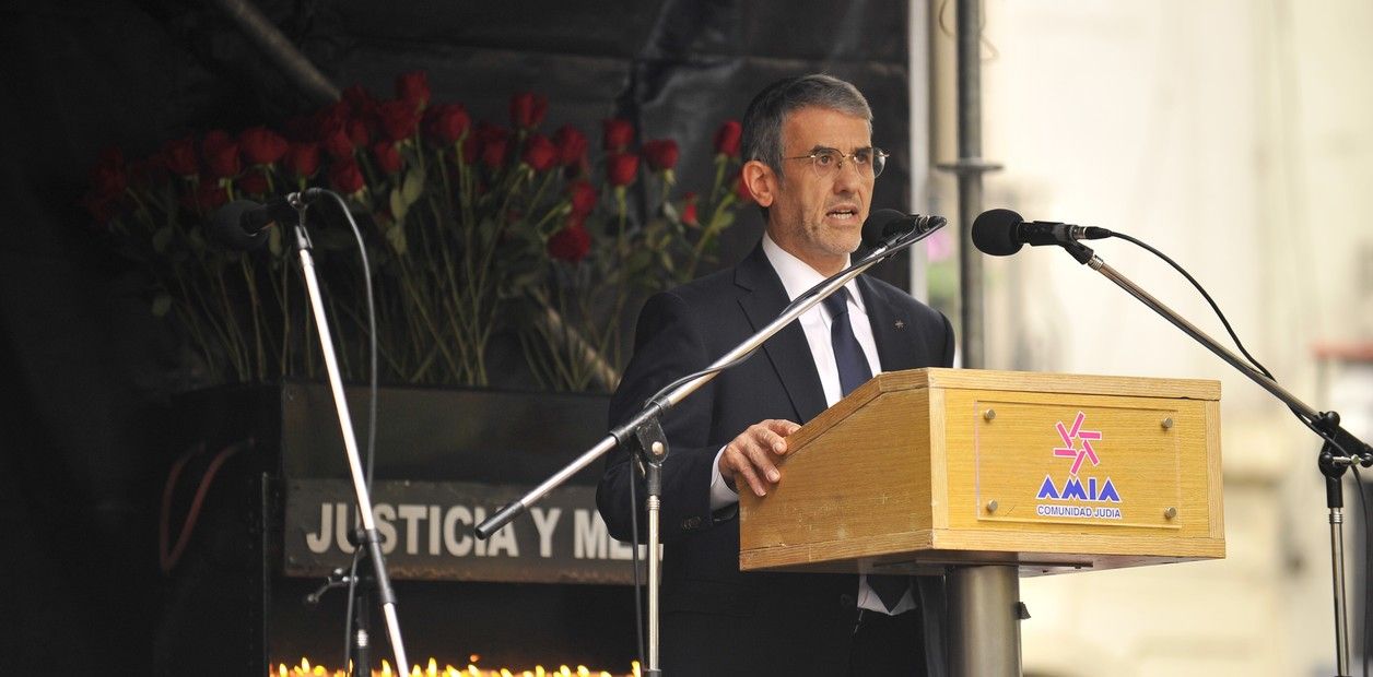 Acto en memoria a 24 a&ntilde;os del atentado a la AMIA18.07.2018Foto Maxi Failla