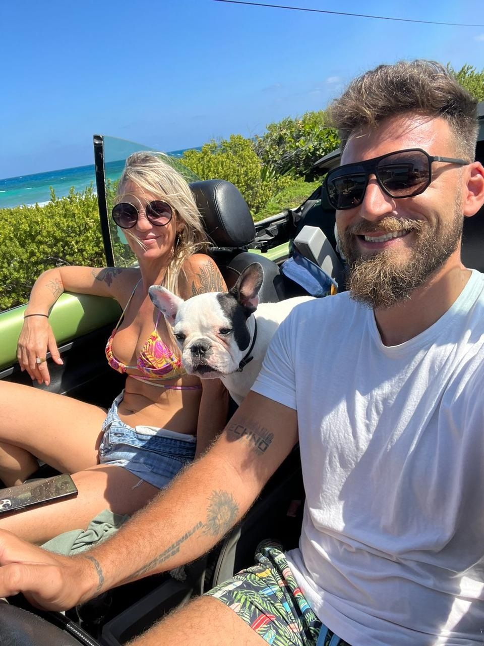 Mat&iacute;as Ross junto a su novia israelita 