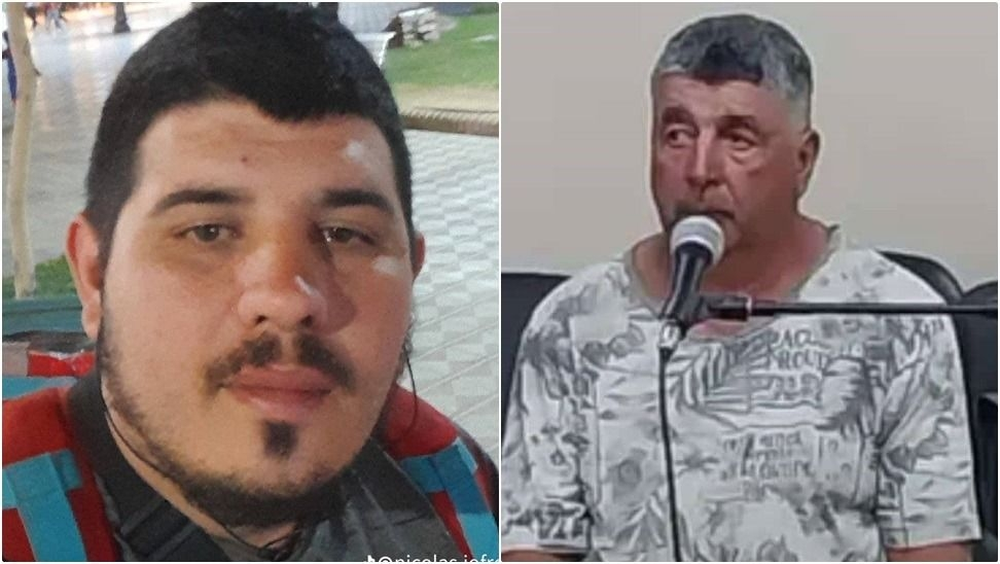 Nicolás Humberto Jofré, la víctima; Antonio Ceferino Silva, el imputado.