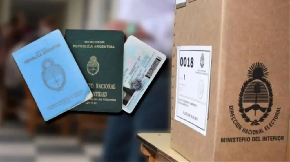 Cuáles son los documentos habilitados para votar el domingo en las PASO