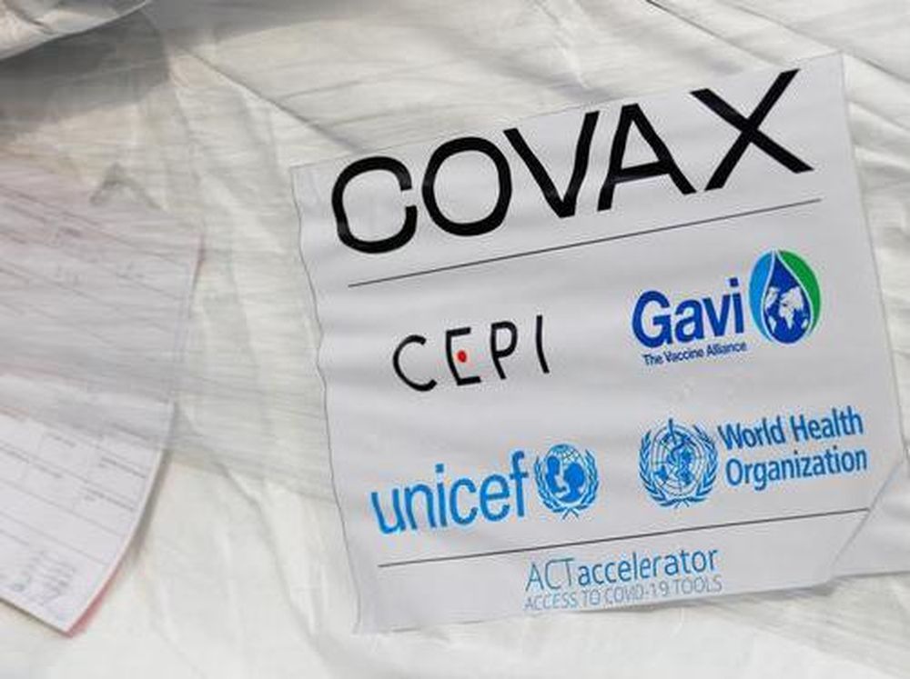 Llegan las primeras 218 mil dosis de vacunas de Covax al país