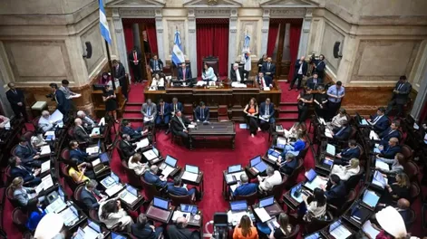 Reforma laboral: el oficialismo logró la  media sanción de la norma en el Senado.-