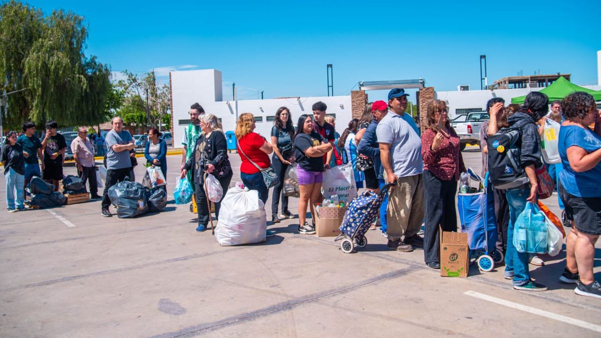 Éxito ambiental y comunitario en Rivadavia: en sólo tres horas se recolectaron 240 kilos de reciclables