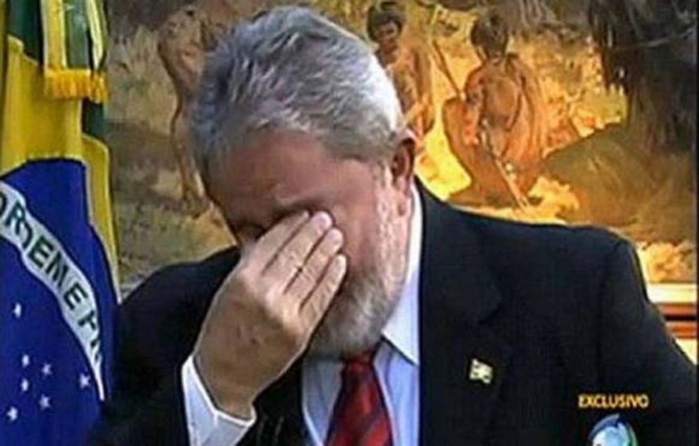 Lula llora por TV