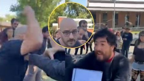 Un docente golpeó a un estudiante libertario.