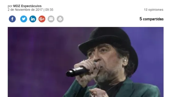 En Mendoza tildaron de “tribunero” a Sabina por sus dichos sobre el vino