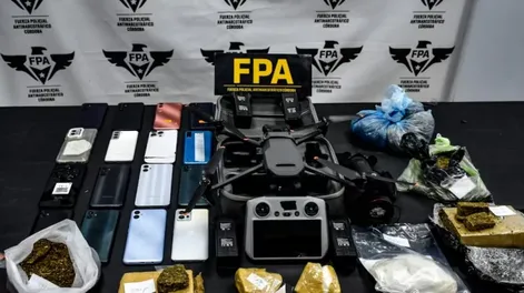 Una banda hacía delivery de drogas con drones en una cárcel de Córdoba: hay 10 detenidos
