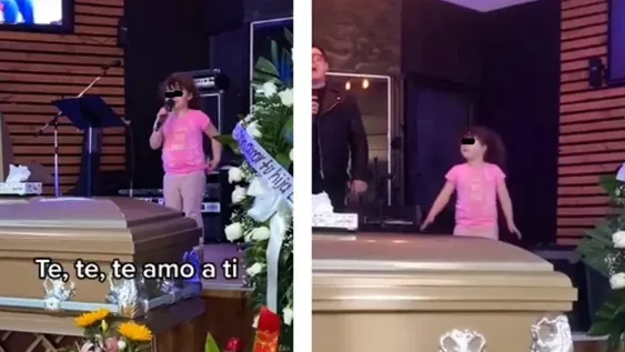 Hicieron cantar a una nena en el velorio de su abuelo y ella improvisó “lo van a enterrar”