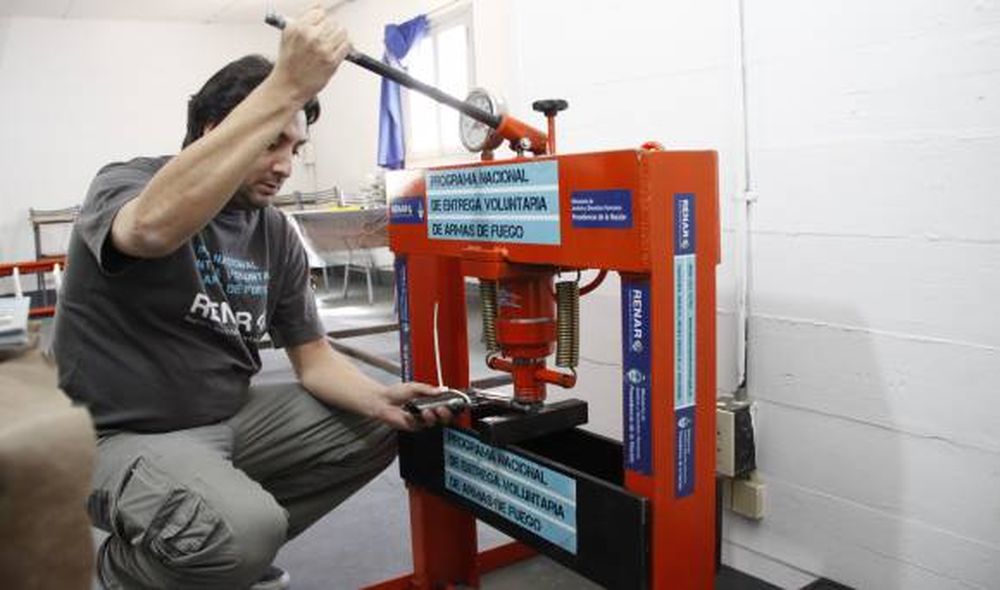 San Juan desechó más de 1.200 armas en seis años