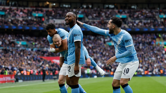 El Manchester City conquistó la FA Cup con un gol de taco inolvidable de Antoine Semenyo.