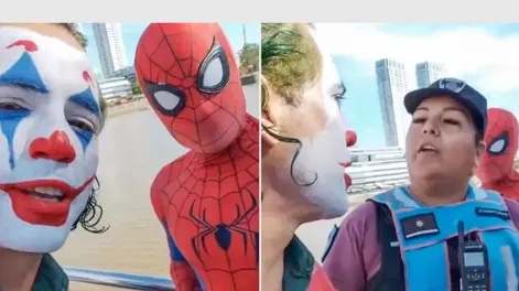 La pelea entre el Hombre Araña y el Guasón en la vida real que requirió intervención policial