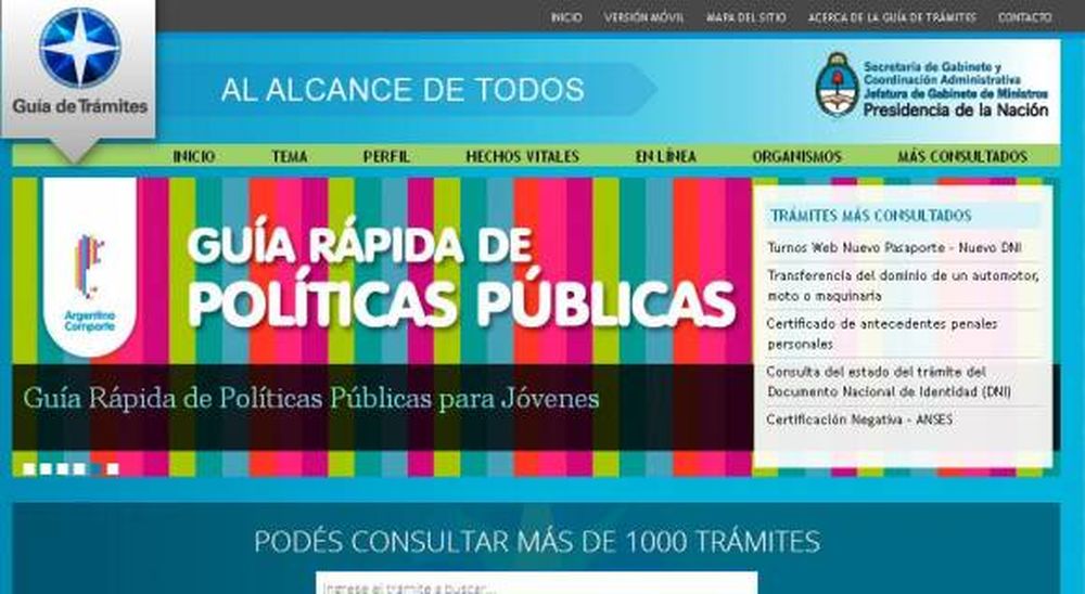 Una guía para realizar trámites desde la PC