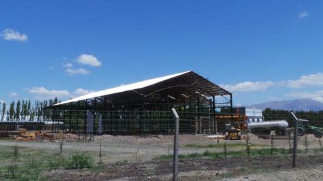 Sigue la construcción de la megaplanta de congelados de Iceberg Agrícola SA