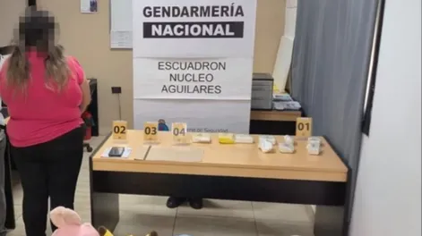 Peluches con droga.-