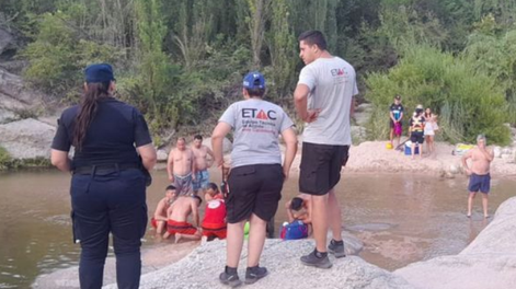 Se ahogó un turista mientras se bañaba en el río de Nono