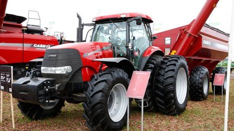 Los tractores de Case IH impactan en La Rural