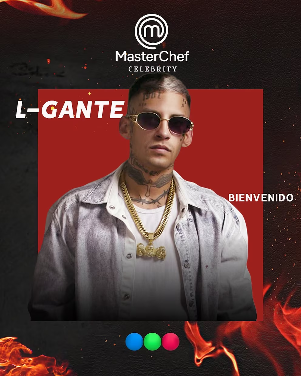 Finalmente, L-Gante no cocinará en el famoso reality culinario que conduce Wanda Nara.&nbsp;