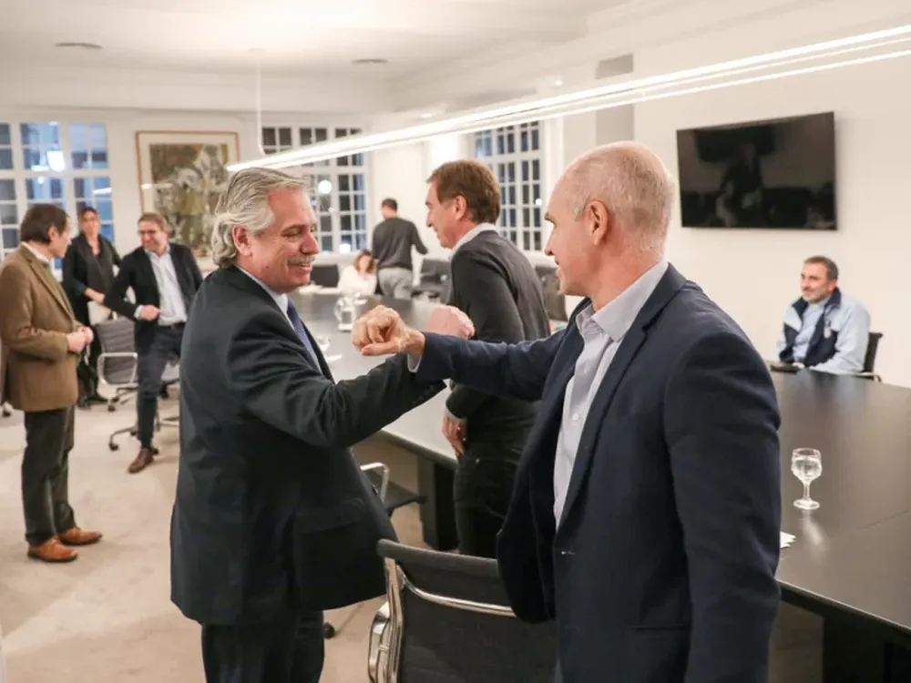 Se suspendió la reunión entre Fernández y Rodríguez Larreta