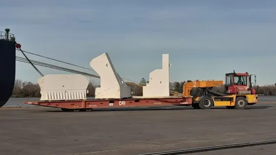 Desde este viernes arribará un centenar de camiones con partes del Radiotelescopio chino