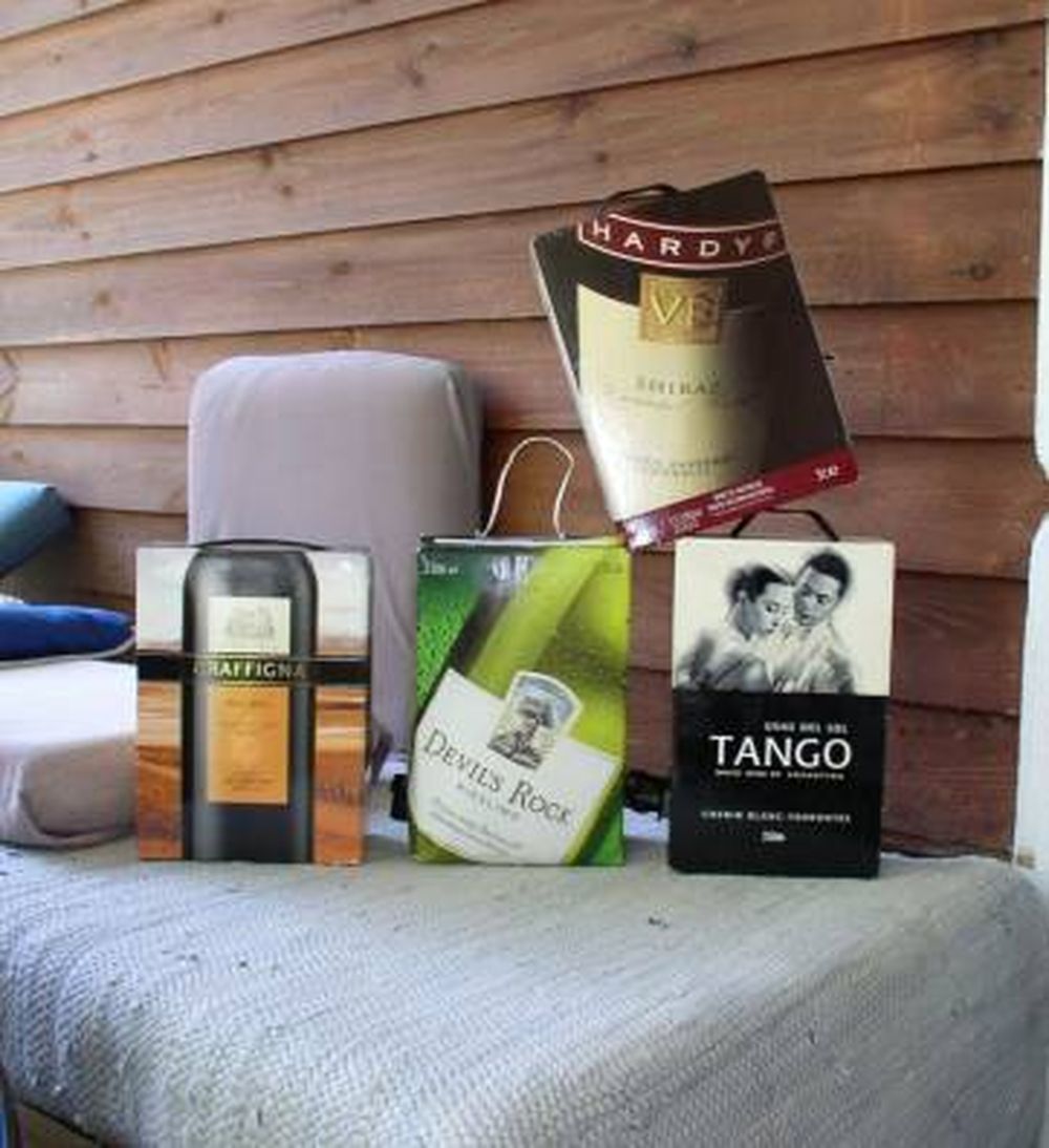 Vino “en bolsa”, un envase que bate récord de ventas