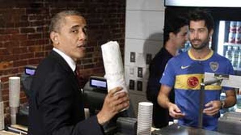 Un xeneize con Obama