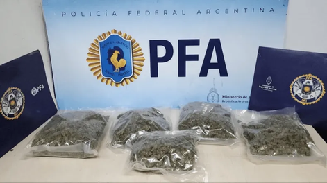 Marihuana. Policía Federal.