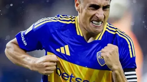 Regreso. El goleador Miguel Merentiel comandará el ataque de Boca este domingo ante Vélez.