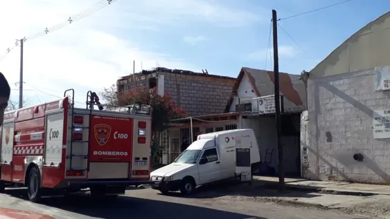 Gran susto en Rawson por un principio de incendio en un negocio de garrafas