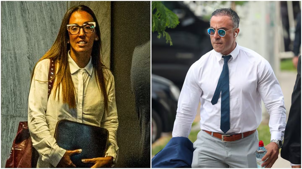 Agustina Cosachov y Leopoldo Luque, dos de los imputados en el juicio por la muerte de Maradona.
