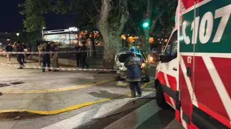 Choque en Monserrat: murieron dos personas.