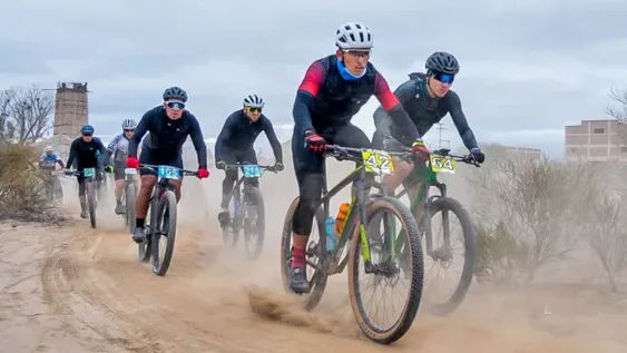 PAISAJE. Cañada Honda se convirtió el epicentro del MTB con el circuito Puente Gris.