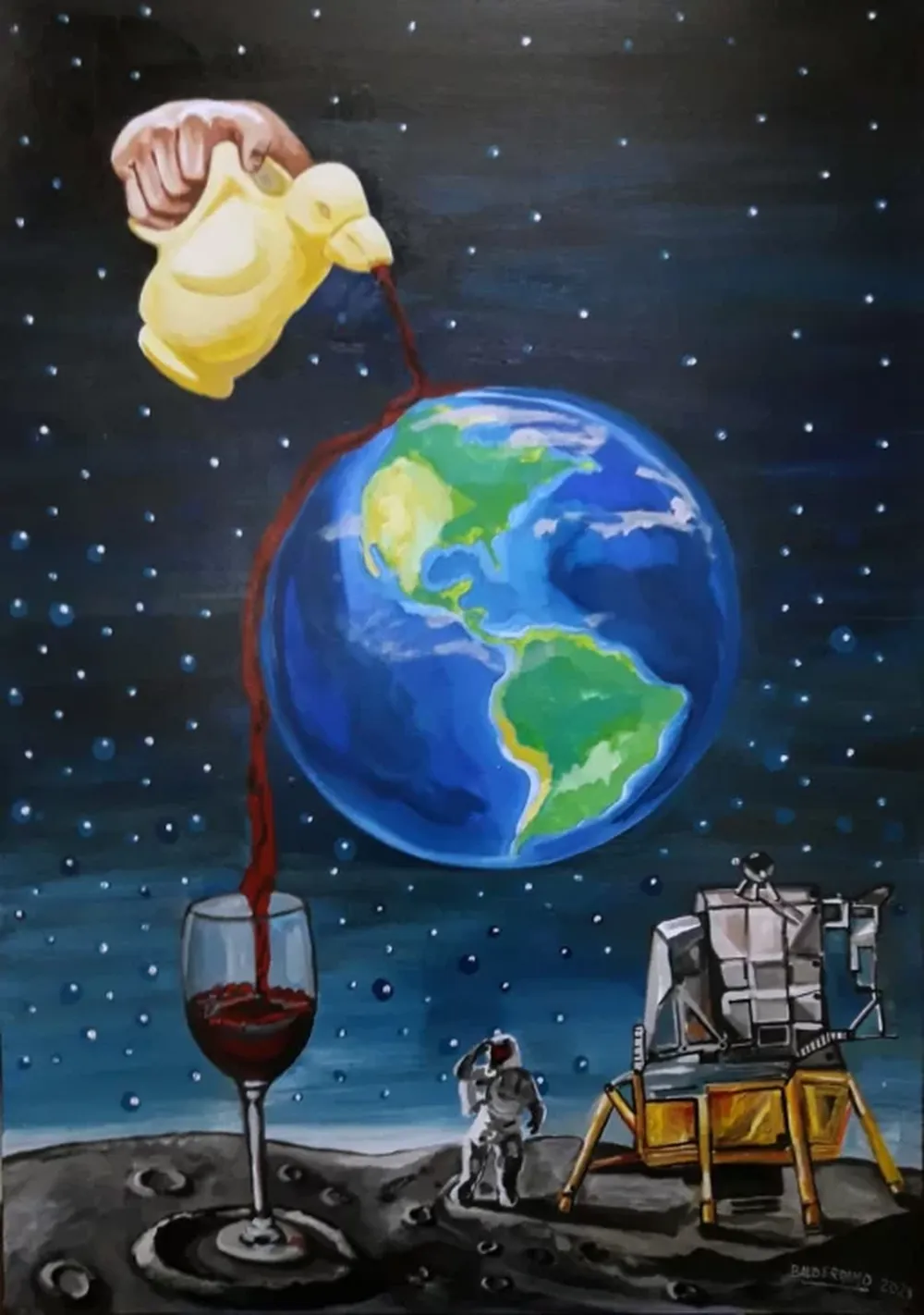 El INV invita a ver arte vinculado al vino