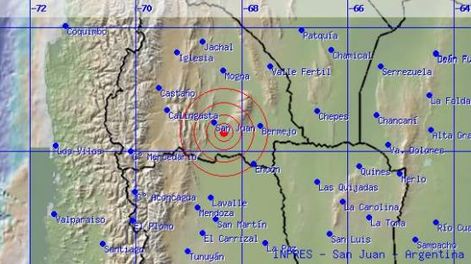 Un sismo cerca de Caucete hizo madrugar a los sanjuaninos