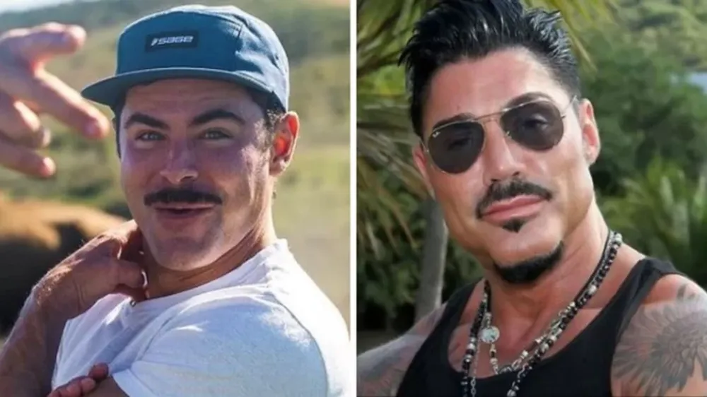 Zac Efron reapareció y explotaron las redes por su parecido a Ricardo Fort