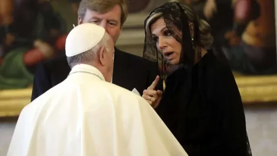 El Papa recibió a la reina Máxima