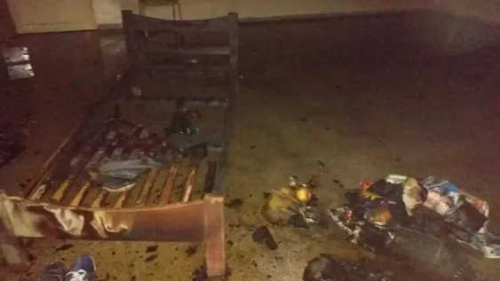 Murió el hombre que quedó en medio de un incendio en la parroquia de Valle Fértil