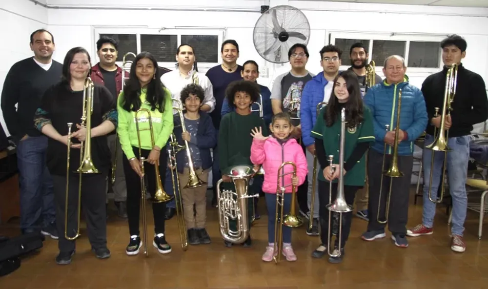 Los trombones salen a escena