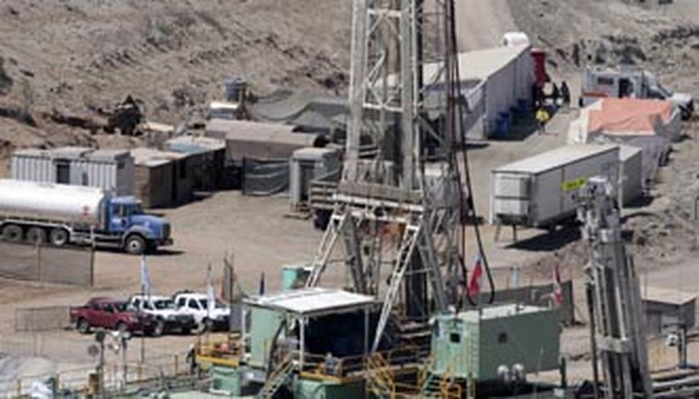 Encuentran veta de oro durante el rescate de los mineros chilenos