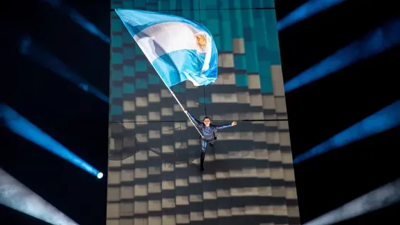 Una ceremonia impactante en el Obelisco abrió los Juegos Olímpicos de la Juventud