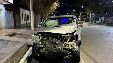 Murió el motociclista que chocó con una camioneta en Rivadavia
