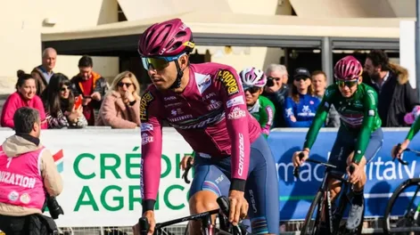 Nico Tivani, firme: subió 41 posiciones en la General de la Tirreno-Adriático