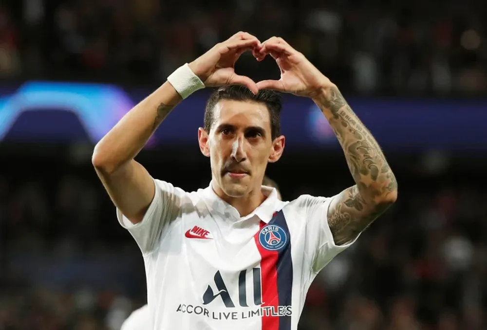 Con un doblete de Di María, el PSG goleó al Real Madrid