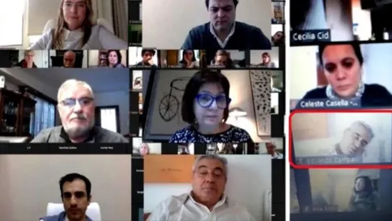 Papelón: intendente se quedó dormido en Zoom durante charla con Patricia Bullrich