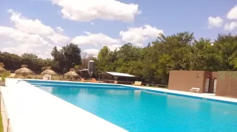 Pileta donde fue hallado el niño ahogado. (Facebook)