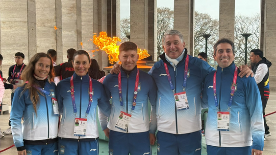 un sanjuanino fue parte del bronce argentino en adiestramiento en los juegos suramericanos santa fe 2026