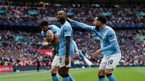 El Manchester City conquistó la FA Cup con un gol de taco inolvidable de Antoine Semenyo.